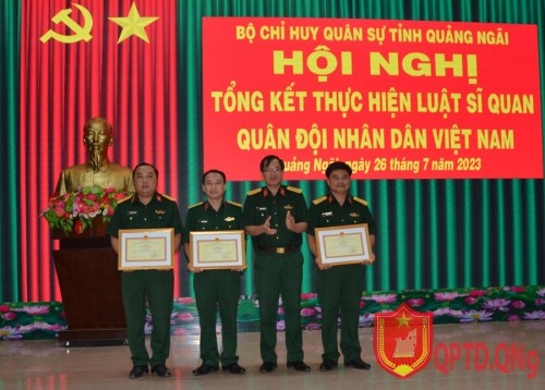 Tổng kết 10 năm thực hiện Luật Sĩ quan Quân đội nhân dân Việt Nam 